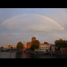 … und überspannt von einem Regenbogen
